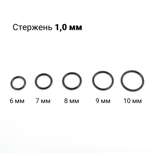 Кольцо сегментное 1,0 мм кликер. Титан. HSEGTA18