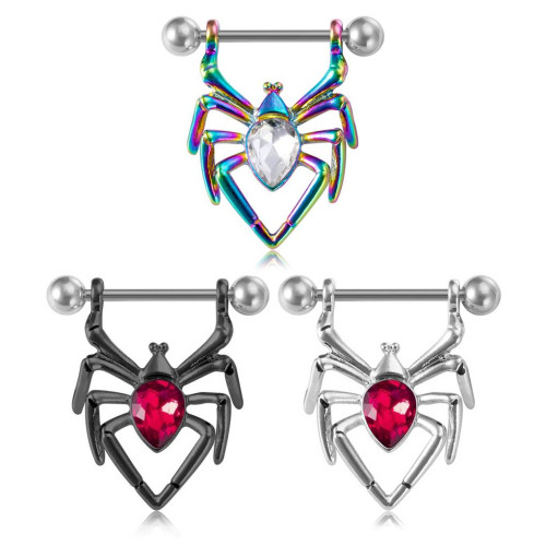 Украшения для пирсинга соска. Пауки. Пара. SNP7250-2