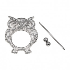 Украшение для пирсинга соска. Сова. SNP2368