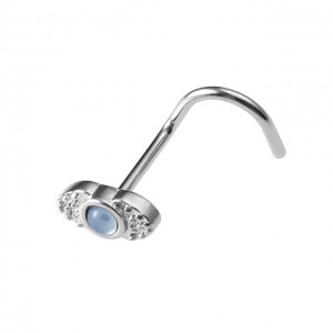 Нострила улитка 0,8 мм, титановое покрытие. NSC0302