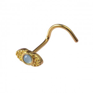 Нострила улитка 0,8 мм, титановое покрытие. NSC0302