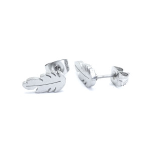 Серьги-гвоздики. Пара. Перо. SE2970-2