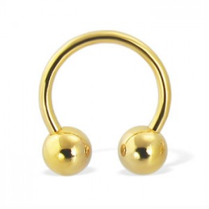 Циркуляр 1,2 мм. Титан, золотое анодирование. CBB16TGold