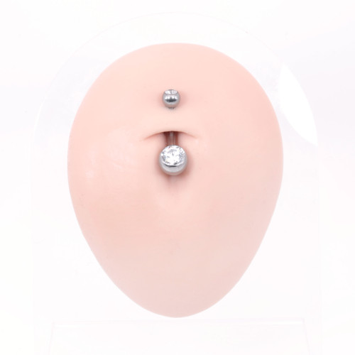 Украшение для пирсинга пупка. Золотое покрытие. BNGGCL