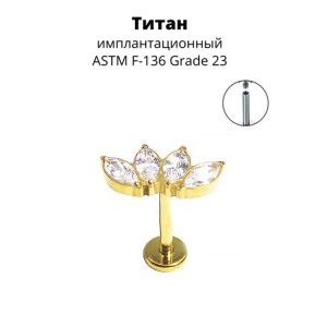 Интернал-лабрета 1,2 мм. Титан. ILBT2739