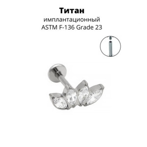 Интернал-лабрета 1,2 мм. Титан. ILBT2739