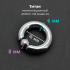 Кольцо 6 мм для пирсинга Принц Альберт. Титан. Шарик на пружине. BCRT2-SL