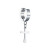 Серьга-кликер с подвеской крестом. SK5802