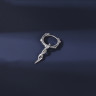 Серьга-кликер с подвеской Терновник. SK770