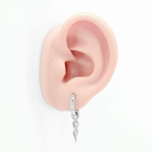 Серьга-кликер с подвеской Терновник. SK770
