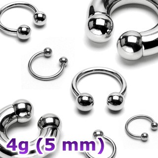 Циркуляр 5,0 мм для пирсинга Принц Альберт. CBR4