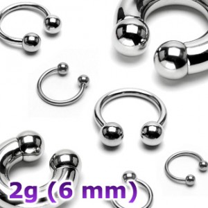 Циркуляр 6,0 мм для пирсинга Принц Альберт. CBR2