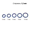 Кольцо сегментное 1,2 мм кликер, анодирование. Титан. HSEGTA16DB Кольцо сегментное 1,2 мм кликер, анодирование. Титан. HSEGTA16DB