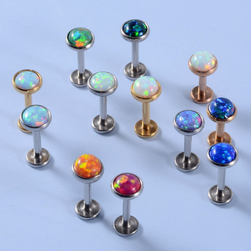 Интернал-лабрета 1,2 мм. Опал 3 мм. LBSO0538