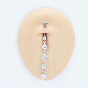 Украшение для пирсинга пупка. Титан. BNT4318