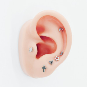 Интернал-лабрета 1,2 мм. Звездочки. IL2718