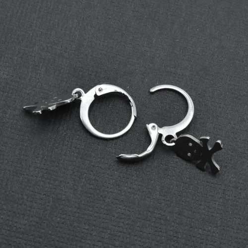 Серьги. Череп и кости. Пара. SK0755-2