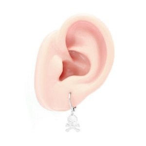 Серьги. Череп и кости. Пара. SK0755-2