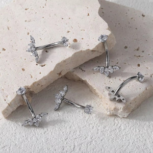 Интернал украшение для пирсинга пупка. Титан. IBNTJ012