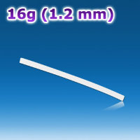 Стержень штанги 1,2 мм. PTFE. Белая. PTMBL16W