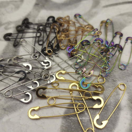 Серьга 1,0 мм. Булавка, титановое покрытие розовое золото. BBER1015