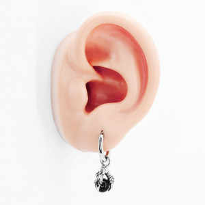 Серьга-кликер с подвеской Когти дракона. SK920