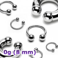 Циркуляр 8,0 мм для пирсинга Принц Альберт. CBR0