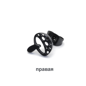 Серьга-гвоздик. Мухомор. SE1274