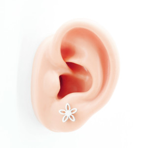 Серьги-гвоздики. Пара. Цветы. SE1262-2