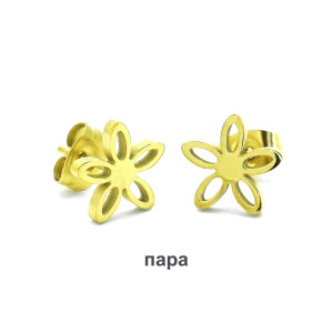 Серьги-гвоздики. Пара. Цветы. SE1262-2