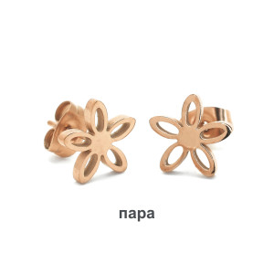 Серьги-гвоздики. Пара. Цветы. SE1262-2