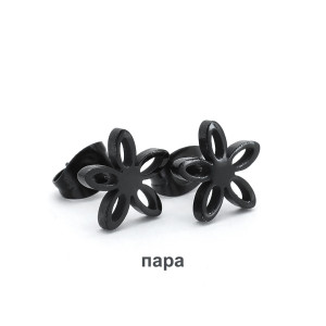 Серьги-гвоздики. Пара. Цветы. SE1262-2