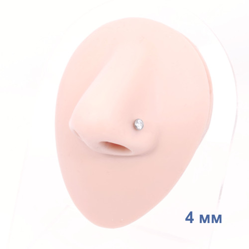 Лабрета 1,0 мм Push-in (без резьбы). Титан. ILTPJ18