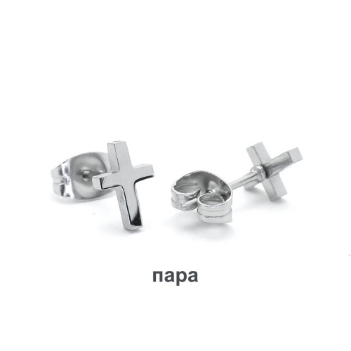 Серьги-гвоздики. Пара. Кресты. SE2956-2