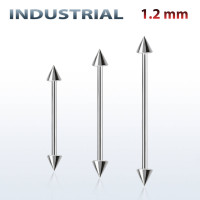 Штанга индастриал 1,2 мм. Конусы. BBINDCN16