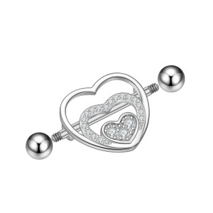 Украшение для пирсинга соска. Сердце. SNPD6980