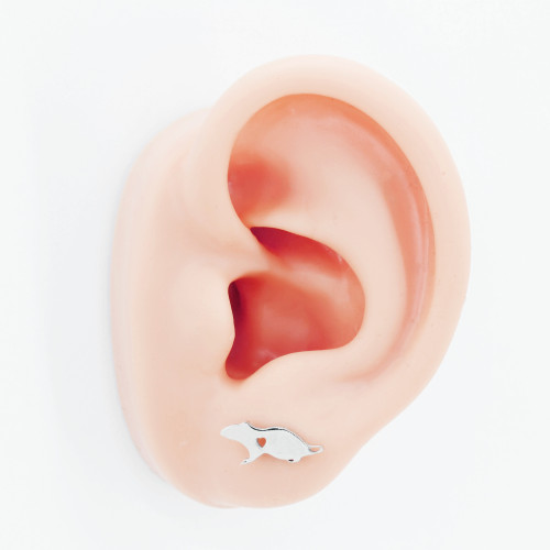 Серьги-гвоздики. Пара. Крысы. SE2949-2