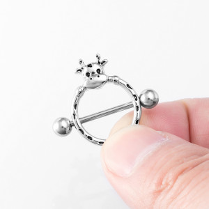 Украшение для пирсинга соска. Жираф. SNP4652