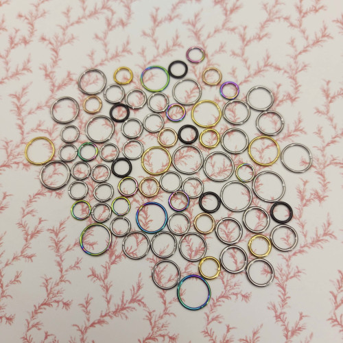 Кольцо сегментное 1,2 мм кликер. Хирургическая сталь. HSEG16