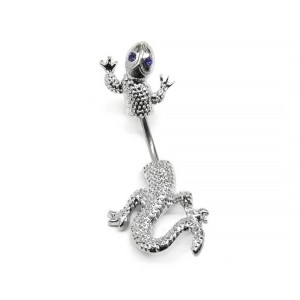 Украшение для пирсинга пупка. Ящерица. GPBST270