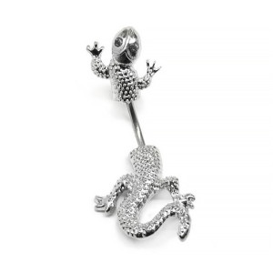 Украшение для пирсинга пупка. Ящерица. GPBST270