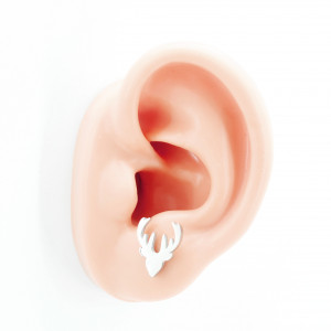 Серьга-гвоздик. Олень. SE1303