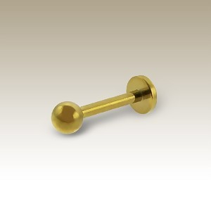 Лабрета 1,2 мм. Золотое титановое покрытие. PFSC722