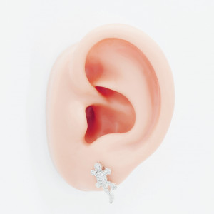 Интернал-лабрета 1,2 мм (набор). Ящерица, цирконы. LI2290