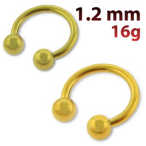 Циркуляр 1,2 мм. Золотое титановое покрытие. PFSCCB16