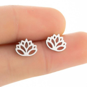 Серьги-гвоздики. Пара. Цветок. SE2930-2