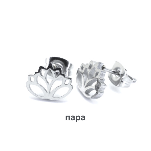 Серьги-гвоздики. Пара. Цветок. SE2930-2