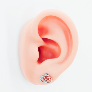 Серьги-гвоздики. Пара. Цветок. SE2930-2