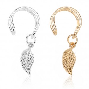 Кафф с подвеской лист. EC8435