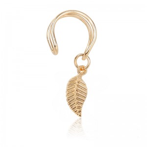 Кафф с подвеской лист. EC8435